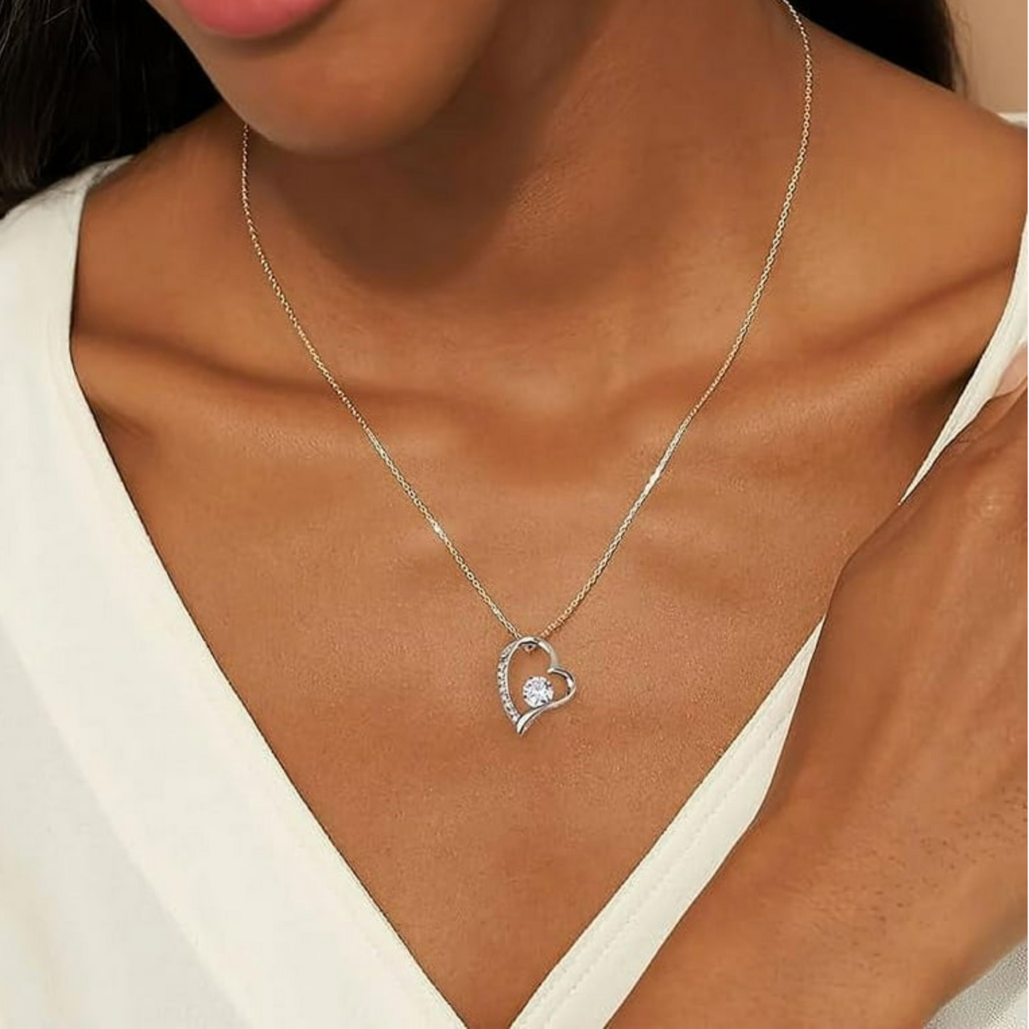 To the One I’ll Always Love – Forever Love™ Heart Necklace