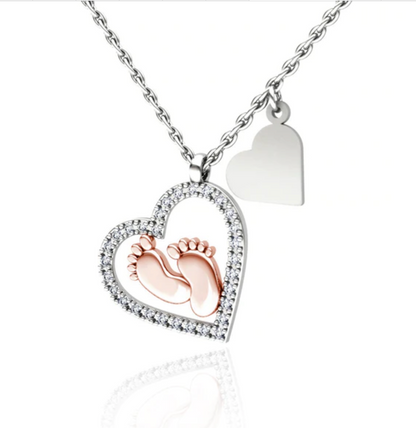 To the Mother of My Child – First Steps, Forever Love™ Necklace