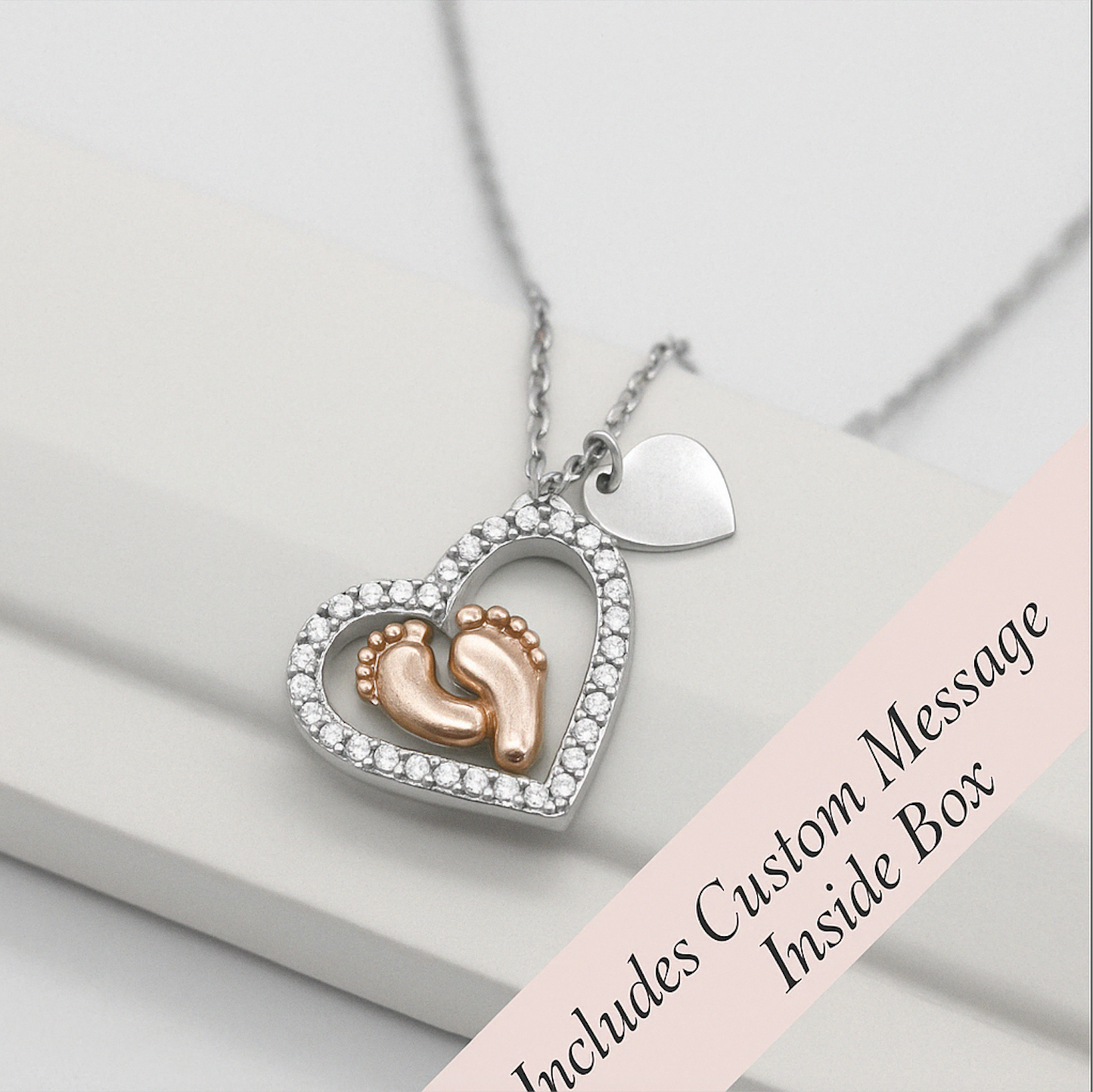 To the Mother of My Child – First Steps, Forever Love™ Necklace