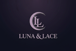 Luna & Lace Logo Elegant Background